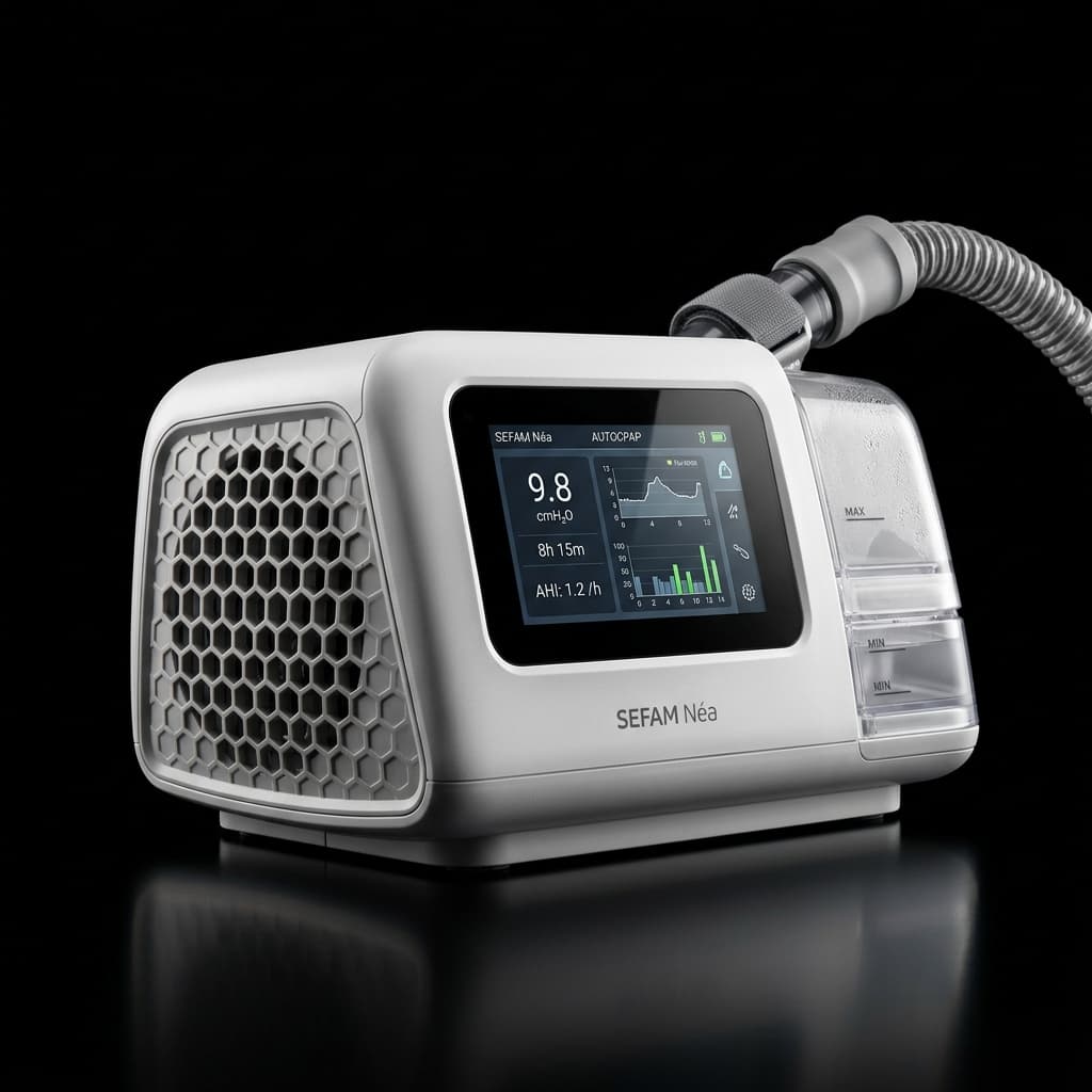 Sefam Néa CPAP Machine Dubai Studio Render