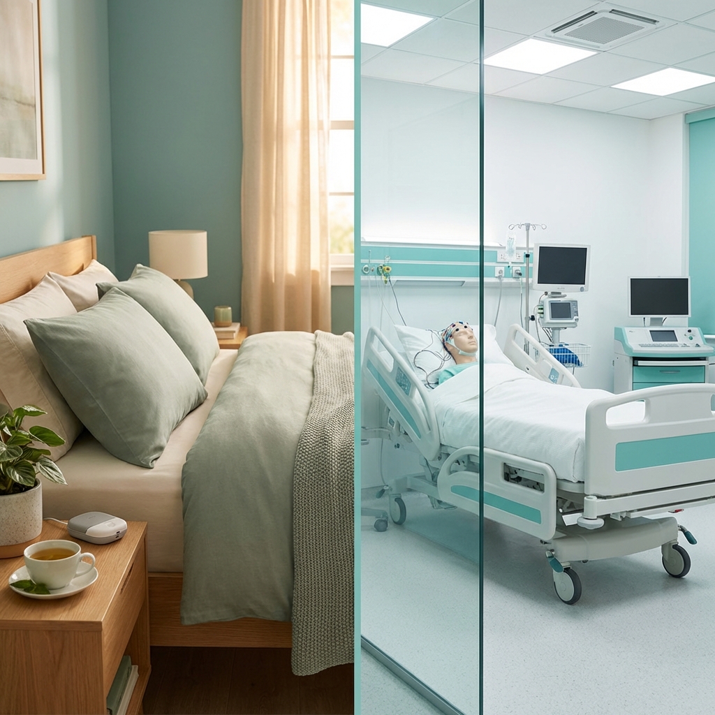 Home vs hospital sleep testing